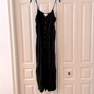 Black maxi dress